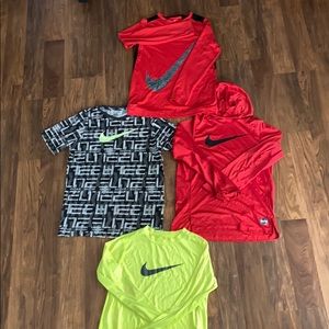 Combo of nike ELITE DRI-FIT shirts all size L